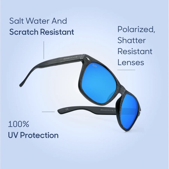 Shady Rays Blue Sunglasses - Picture 2 of 10